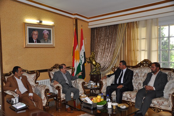 رئيس مجلس السليمانية يزور ممثلية حكومة إقليم كوردستان بطهران